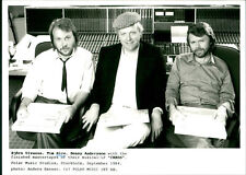 Benny Andersson, Björn Ulfveaus, Tim Rice, Chess, - Vintage Photograph 2596825 picture