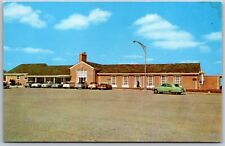 Vtg Ohio OH Turnpike Service Plaza 1950s View Old Chrome Postcard picture