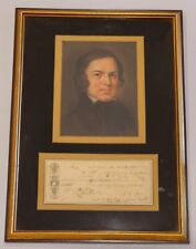 RARE Robert Schumann Composer PSA DNA Signed Check Autograph Auto  1810-1856  picture