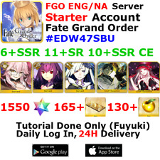 [ENG/NA][INST] FGO / Fate Grand Order Starter Account 6+SSR 160+Tix 1600+SQ #EDW picture