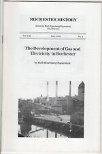 Development of Gas and Electricity in Rochester NY 1998 History Periodical picture