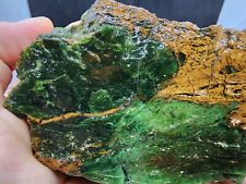 4.68 lbs (2.12 kg) Untreated Chrysoprase Rough for Cabbing, Lapidary Rough lbs picture