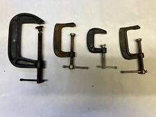 Lot Of (4) Small C Clamp. Two 2”, One 1” & One 3”. picture