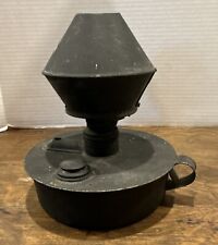 Antique E. Miller & Co. Civil War Era Coal Oil Lamp Made in USA With Shade picture