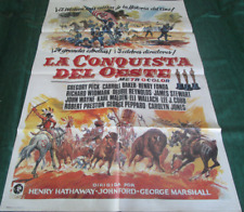 HOW THE WEST WAS WON 1964 Original Spanish  Movie  Poster 39x27