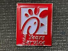 Chick-Fil-A Employee 3 Years Service Pin ~ t picture