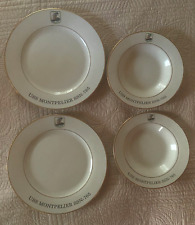 USS Montpelier SSN765 Naval Attack Submarine 2 Officers Dinner Plates & 2 Bowls picture
