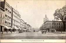 Vintage Postcard, Main Street Looking South, Concord, New Hampshire picture