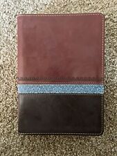 Life Application Study Bible - NLT - Large Print - Three Tone Leather Bound picture