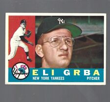 1960 Topps #183 ELI GRBA NEW YORK YANKEES VG/VGEX Baseball Card picture