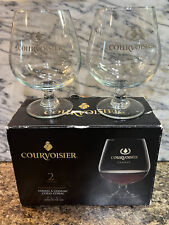 Pair of 2 Courvoisier Cognac Brandy Glasses By Luminarc in Original Box  Clear picture