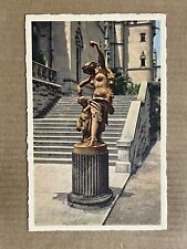 Postcard Biltmore House Italian Garden Dance Statue Asheville NC North Carolina picture