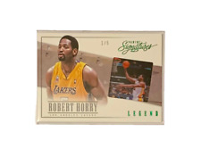 1/5 Robert HORROR 2013-14 Panini SIGNATURES Movie LEGEND Green #148 Lakers HOF picture