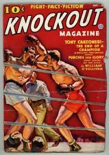 Knockout Sep-Oct 1937 "Tony Canzoneri - the end of a Champion" Pulp picture
