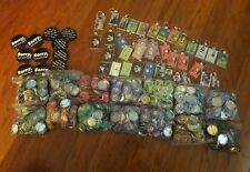All new Lot of 700+ Pinbacks Buttons Pins Badges Funny  Crafts+40 keychains VHTF picture