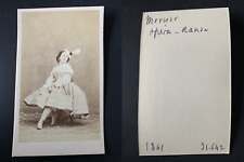 Disderi, Paris, Pauline Mercier, Vintage Opera Albumen Print CDV. Disdé Archive picture