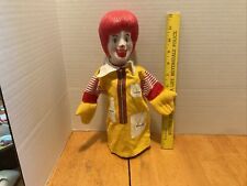 Vintage 1993 McDonald's McDonaldland Ronald McDonald Hand Puppet Toy Happy Meal picture