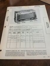 VINTAGE Photofact Folder ECHOPHONE MODEL EC-600 SAMS & CO 1946 picture