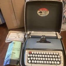 SCM Smith Corona Typewriter Galaxie II w/black hard case Vtg working picture