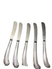 5 Northland Post Road Stainless Steel Flatware Pistol Handle Dinner Knives picture