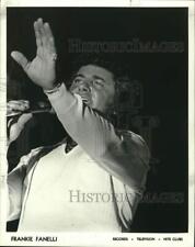 1979 Press Photo Vocalist Frankie Fanelli - pip26740 picture