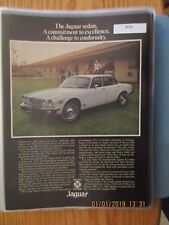 Jaguar#159 Advertisement 1976 Jaguar XJ Sedan V-12 April 1976 picture