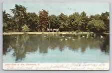 1907 Postcard Lake At Zoo Cincinnati Ohio OH picture