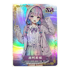 Goddess Story Flower Girl 2 Waifu Holo SR Card 13 - Hololive Minato Aqua picture