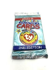 1999 TY Beanie Babies Series 3 Collector's Cards Factory Sealed Pack 2ND Edition picture
