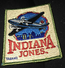 Disneyland Indiana Jones Indy Patch Plane Fabric Authentic Man Cave 4” New VTG picture