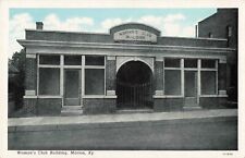 Woman's Club Building Marion Kentucky KY c1940 Postcard picture