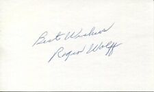 Roger Wolff Philadelphia Athletics A's Washington Senators Signed Autograph picture