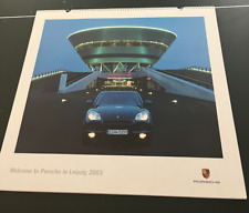 Vintage Full Color Photography 2003 Porsche in Leipzig Factory Calendar picture