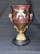 Masonic Pittsburg, PA St Paul Minn. 1908 Syria Temple Goblet Glass Vintage picture
