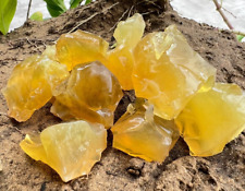 Natural Rough Yellow Opal Stone Rocks gemstone 500ct Crystal Wholesale Bulk Lot. picture