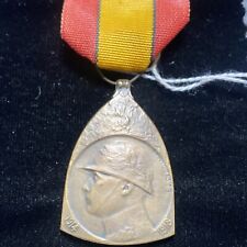 WWI Belgian Commemorative Medal of the 1914–1918 War - Belgium - BEAUTIFUL picture