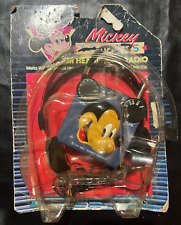 Mickey Mouse Tronics FM Headphone Radio Used In Package picture