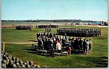 POSTCARD CEREMONY AT END OF TRAINING CYCLE Fort Dix, N. J. picture