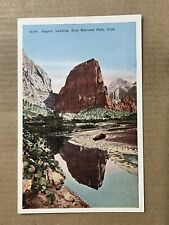 Postcard Zion National Park Utah UT Scenic Angels Landing Vintage PC picture