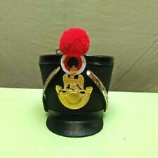 French Napoleonic Shako Helmet with Red Pompom picture
