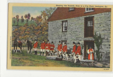 Lexington, Kentucky - Blessing the Hounds, Prior to Fox Hunt - Vintage Postcard picture