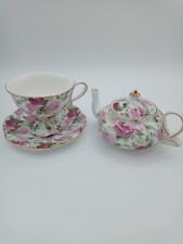 Vintage - Gracie China Teaware Pink Summer Rose Fine Porcelain Tea Set picture