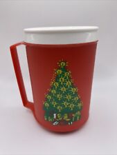 Vintage Aladdin Christmas Tree Insulated Travel Mug Cup 33 Ounce No Lid picture