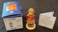 Vintage 2002 Hummel Goebel Germany Porcelain Figurine 2181 Clear As A Bell MIB picture