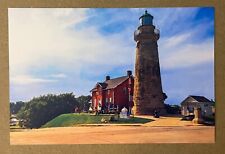 Postcard blank unused Fairport Harbor Lighthouse OH 4x6 greeting card picture