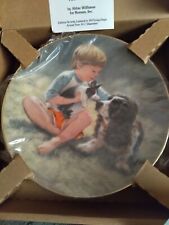 Collector plate Hamilton Vintage 1985. Look Alike Magic of chilhood series NEW picture