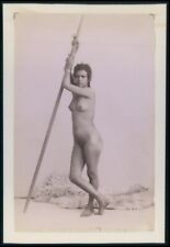 ee Ethnic Arab North Africa Albumen photo nude woman original old early c1890s picture