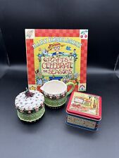 Lot of 4 Mary Engelbreit Collectibles Scotty Dog Cream & Sugar Craft Book & Tin picture