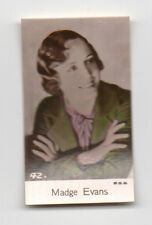 #42 Madge Evans 1935 Bridgewater Cookies 4th Series Film Star Card picture