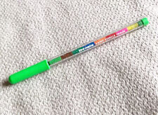 BENSIA POP A POINT Crayon PENCIL VTG - FEATURES 11 Rainbow COLORS picture